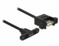 DeLock USB 2.0-Einbaukabel USB A - Micro-USB B