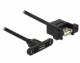 DeLock USB2.0 Einbaukabel, A -MicroB, 25cm, SW