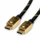 Roline Gold DisplayPort Verbindungskabel - 2 m - 8K - HDR - Schwarz