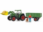 Schleich Spielfigurenset Farm World Traktor mit Anhänger