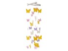 Boltze Windspiel Fjari Schmetterling 60 cm, Gelb/Lila/Rosa, Motiv
