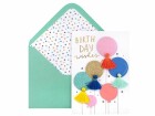 American Crafts Geburtstagskarte 3D Birtday Wish, Papierformat: 12.5 x 17.6