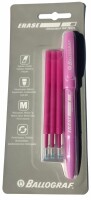 BALLOGRAF Erase Pen 0.7mm 20230 rosa, mit Ersatzminen 
