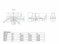 DeLock Crimp Stecker D-Sub 9 Pin 4 Stück