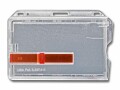 Diverse Hardware Diverse Ausweishalter S5 mit 1 Roten Schieber 10 Stück