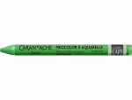 Caran d'Ache Wachsmalstifte Neocolor 2 wasservermalbar Grasgrün, Set