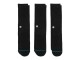 STANCE Socken Icon Schwarz 3er-Pack, Grundfarbe: Schwarz