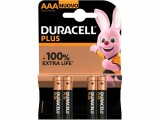 Duracell Batterie Plus Power AAA/LR03 K4 4 Stück, Batterietyp