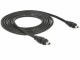 Bild 1 DeLock FireWire-Kabel 400Mbps 4Pin-4Pin 1 m, Datenanschluss