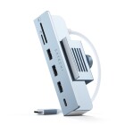 Satechi USB-C Clamp Hub für iMac 24", Hellblau