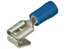 Knipex Flachsteckhülsen 2.5 mm² Blau, mit Abzweig, 100 Stück