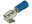 Bild 1 Knipex Flachsteckhülsen 2.5 mm² Blau, mit Abzweig, 100 Stück