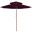 Bild 0 vidaXL Sonnenschirm mit Doppeldach und Holzmast Bordeauxrot 270 cm