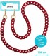 ZANAÉ     Phone Necklace Coral - 17378     Mineral Spring             red