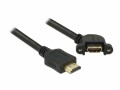 DeLock Verlängerungskabel zum Einbau, 4K 30Hz HDMI - HDMI