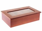 Paderno Teebeutel-Box 33.5 cm x 20 cm, Dunkelbraun, Detailfarbe