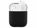 Holdit Silikon Airpods Case Black für Apple