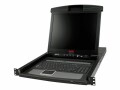 APC - 17" Rack LCD Console with Integrated 8 Port Analog KVM Switch