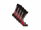 Rohner Socks Socken Trekking Rot/Schwarz 2er-Pack, Grundfarbe: Rot