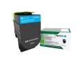 Lexmark Toner 71B20C0 Cyan, Druckleistung Seiten: 2300 ×