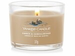 Yankee Candle Duftkerze Amber & Sandalwood 37 g, Natürlich Leben