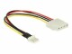 DeLock Stromkabel Floppy 4Pin - Molex 15 cm, Kabeltyp