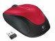 LOGITECH  M235 Wireless Mouse - 910-002496                           red