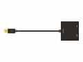 LogiLink USB 3.0 - HDMI/VGA Grafikadapter, schwarz