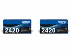 Brother TN2420 TWIN - Pack de 2 - 