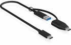 RaidSonic ICY BOX USB-Kabel IB-CB033 USB C - USB A