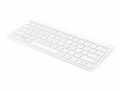 Hewlett-Packard HP Tastatur 350 Compact Keyboard White, Tastatur Typ