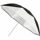 Westcott 60 Optical White Satin with Removable Black Cover Umbrella (152.4 cm)