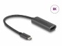 DeLock Adapter 8K USB Type-C - HDMI, Kabeltyp: Adapter