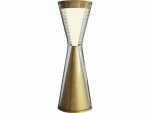 xoxo design ag Akku-Tischleuchte X8, 3W, 2700K, 28.1 cm, Gold, Dimmbar