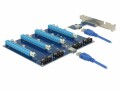 DeLock PCI-E Riser Karte Crypto Mining 4x PCIe x1