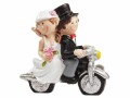 HobbyFun Mini-Figur Hochzeitspaar auf Motorrad 6 x 5 cm