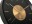 Image 1 KARLSSON Wanduhr Gold Disc Gold/Schwarz, Form: Rund, Detailfarbe