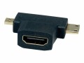 Value - HDMI-Adapter mit Ethernet - HDMI weiblich zu