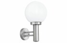 EGLO Leuchten EGLO NISIA 1 Wandleuchte edelstahl, Outdoor / exkl. 1x