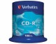 Verbatim CD-R 700 MB, Spindel (100 Stück)