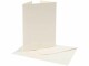 Creativ Company Blankokarte 10.5 x 15 cm Perlglanz, 10er Set