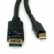 Bild 0 Roline Mini DisplayPort - Displayport Verbindungskabel - 1 m - 8K - HDR - Schwarz