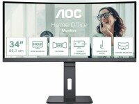 AOC /34'' VA Curved Monitor, 3440 x 1440, 100Hz, HDMI