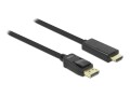 DeLock - Câble adaptateur - DisplayPort mâle pour HDMI mâle - 3 m