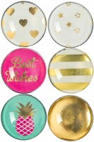 I AM CREATIVE Magnet Sommer Let`s Organize MAA4035.51 Glas, 3x1cm 6