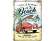 Nostalgic Art Postkarte VW Bus Beach 14 x 10 cm
