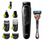 Braun Multi-Grooming-Kit MGK5260, 8-in-1 Trimmer, 6 Aufsätze und Gillette Fusion5 ProGlide Rasierer