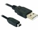 DeLock USB2.0 Kabel, A - MiniB 4Pin, 1,5m, SW