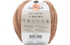 lalana Wolle Soft Cord Ami 100 g, Hellbraun, Packungsgrösse