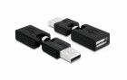 DeLock USB 2.0 Adapter USB-A Stecker - USB-A Buchse